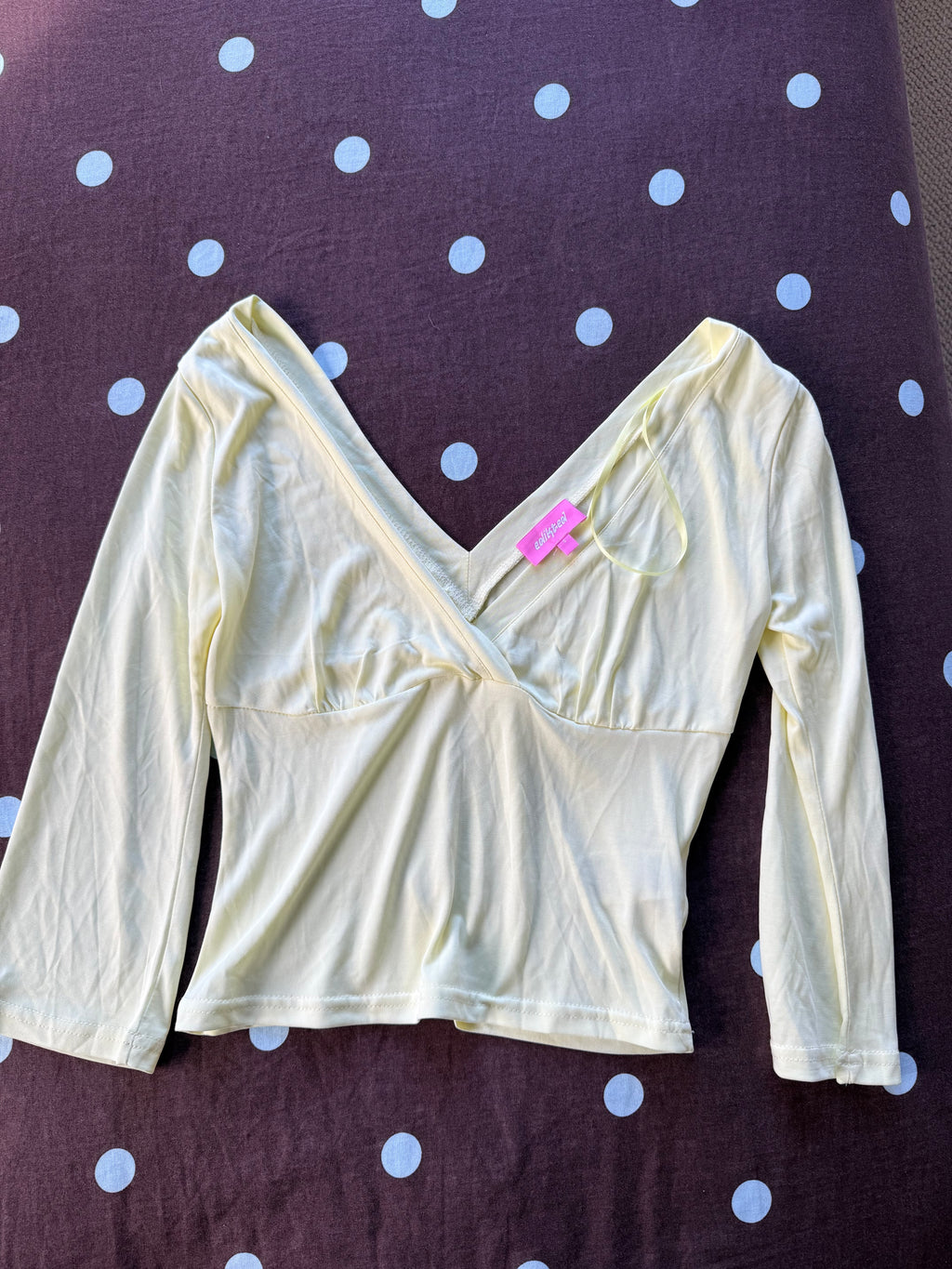 Yellow Edikted Top / Size Small