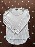 White Decjuba Long Sleeve / Size S