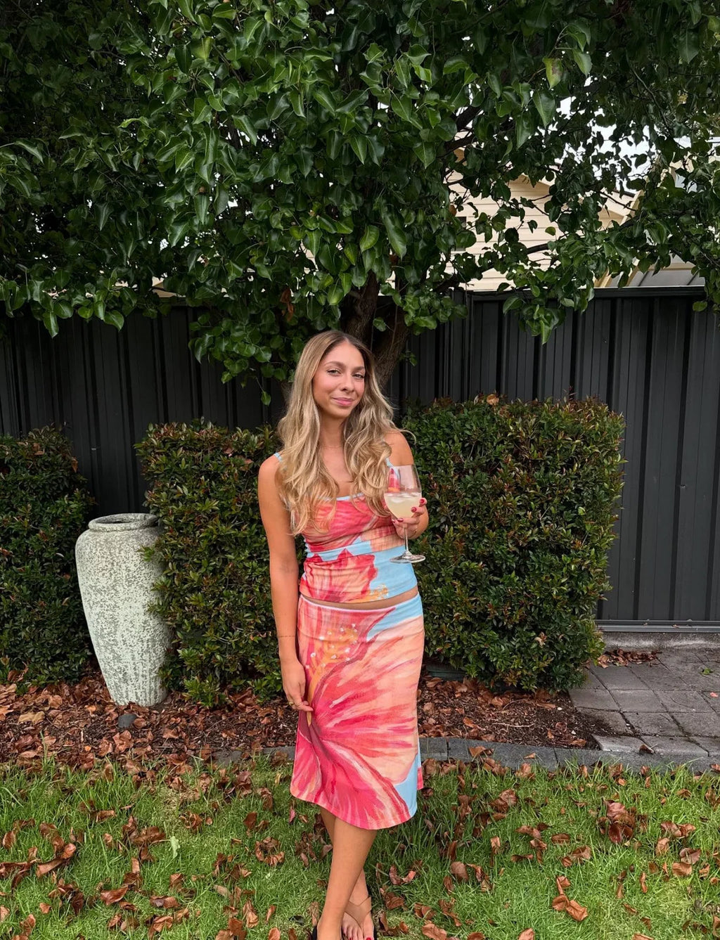 With Harper Lu Hibiscus Set / Size Small