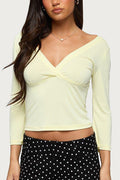 Yellow Edikted Top / Size Small