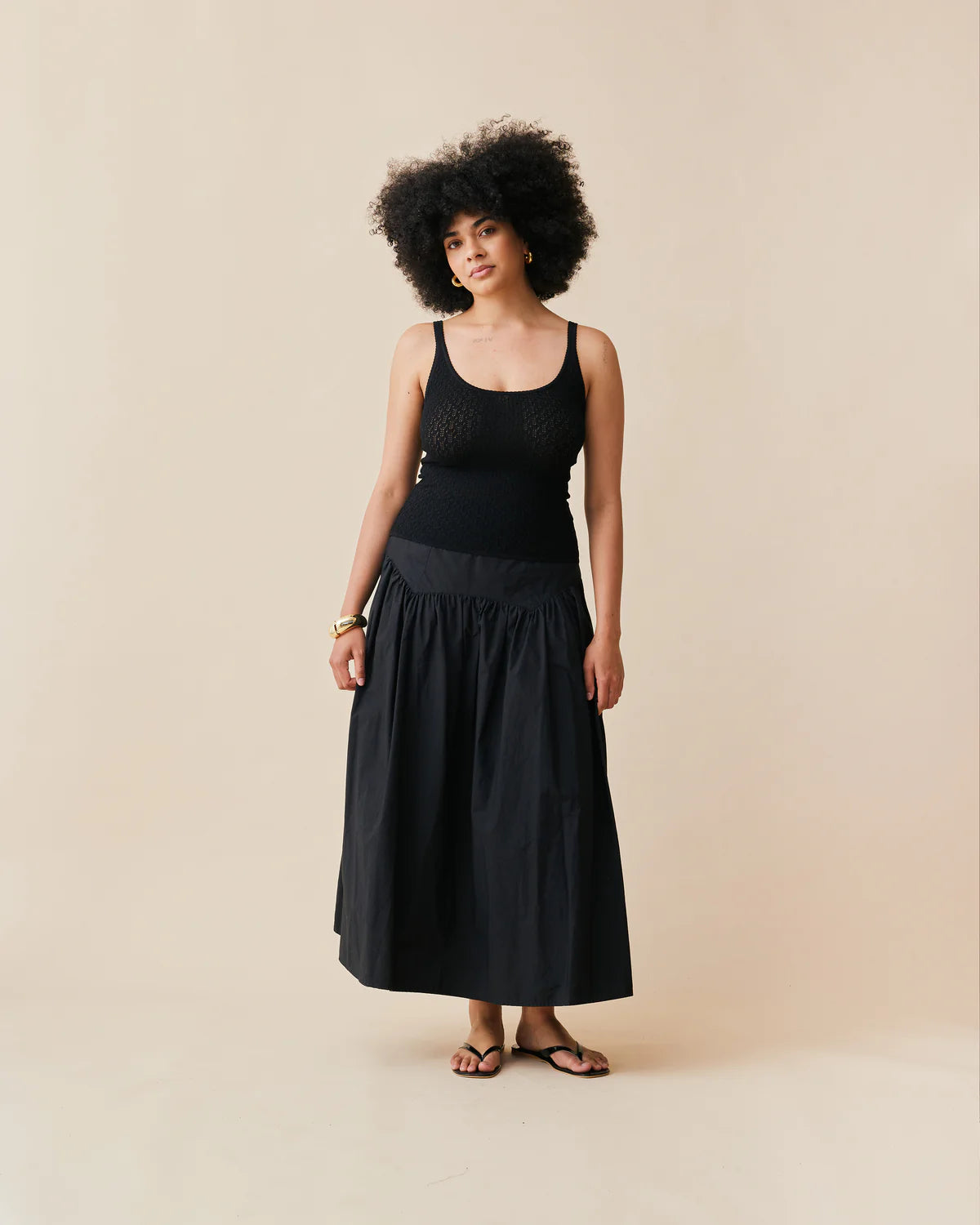 Ruby Black Beau Tank / Size 8