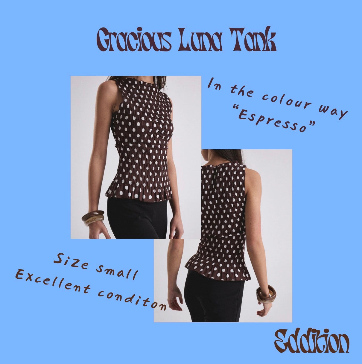 Gracious Luna Tank / Size S