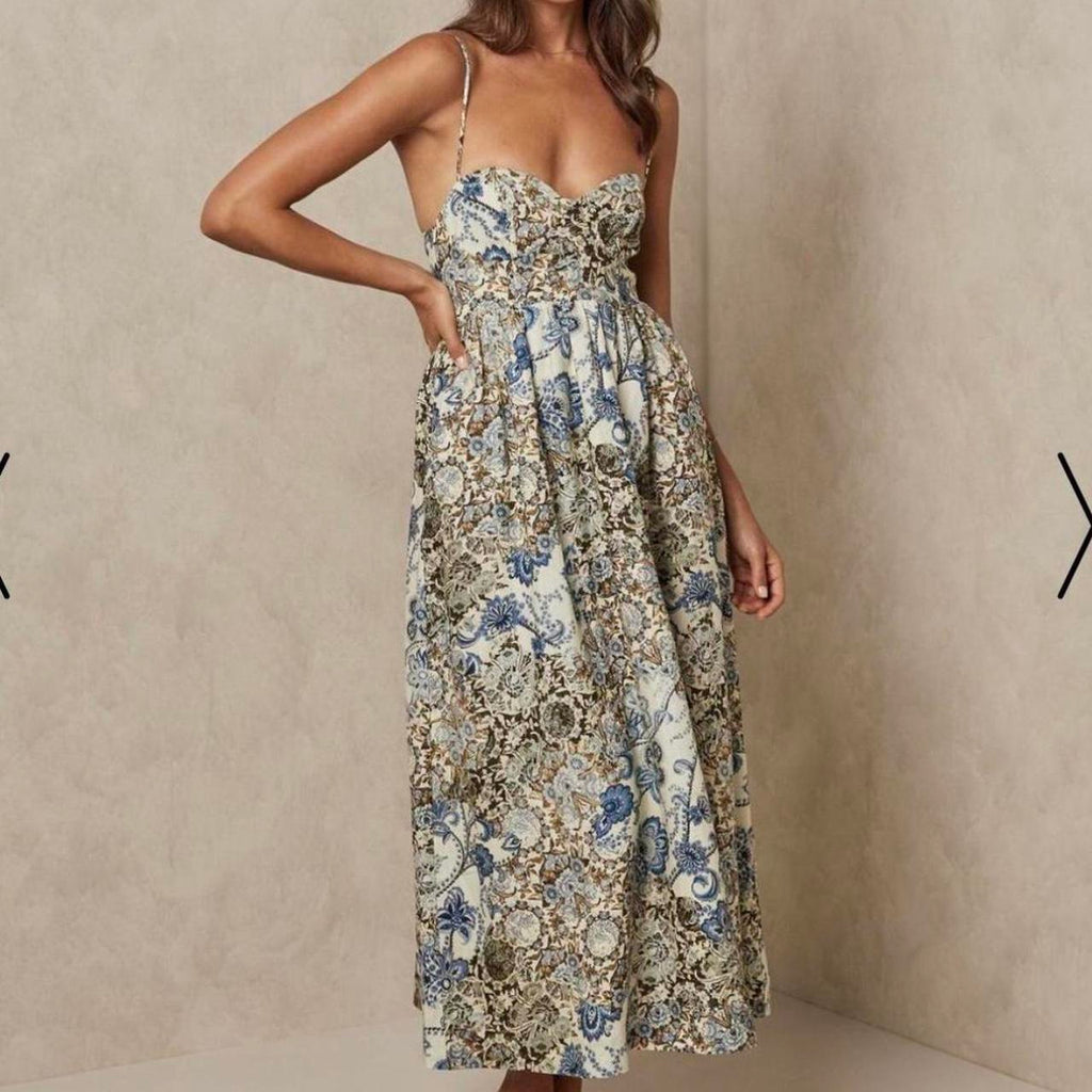 Aere Maxi Dress / Size 8